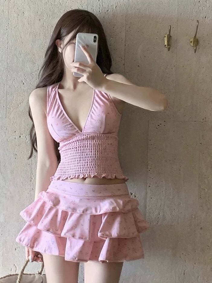 Skirts - ملابس نسائية صيفية، بدلة سباحة تانكيني