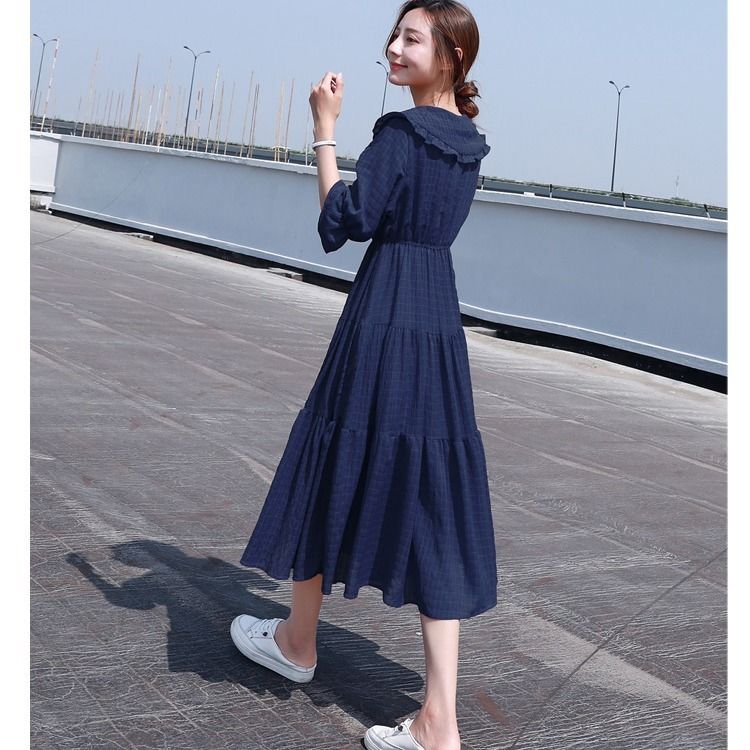 ميدي موضة أنيقة 2021 نفخة كم ف - مراجعة French Vintage Floral Midi Dress وسعره
