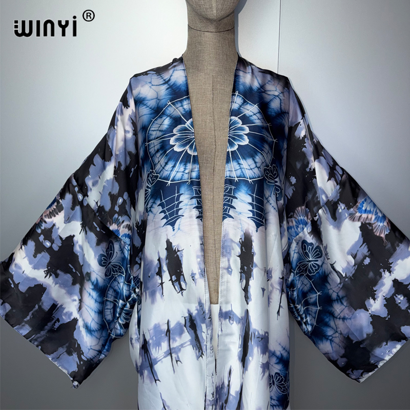 فستان كيمونو بوهو ماكسي من WIN - مراجعة Boho Summer Beach Maxi Dress وسعره