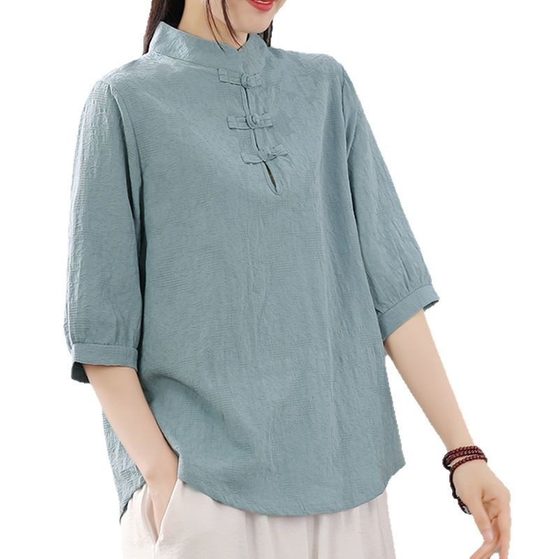 بلوزة بياقة دائرية وطول عادي ب - مراجعة Blouses وسعره