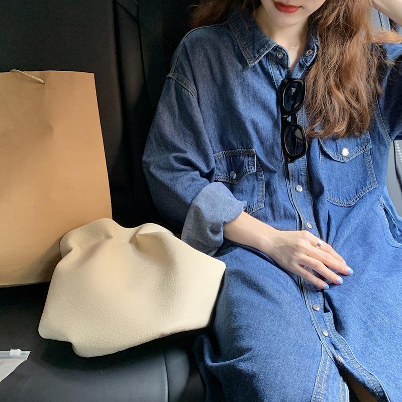 فستان نسائي جديد 2026 من الدني - مراجعة Korean Style A Line Shirt Dress وسعره