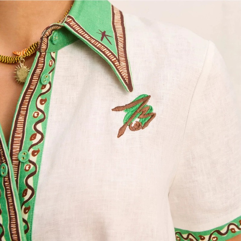 فستان قميص ماكسي نسائي جديد أص - مراجعة Casual Loose Linen Shirt Dress وسعره