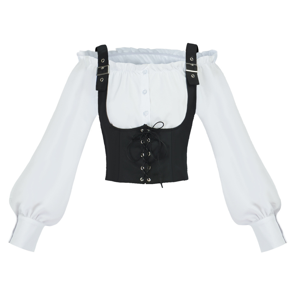 بلوزة نسائية بأسلوب غربي عتيق، - مراجعة Tops وسعره