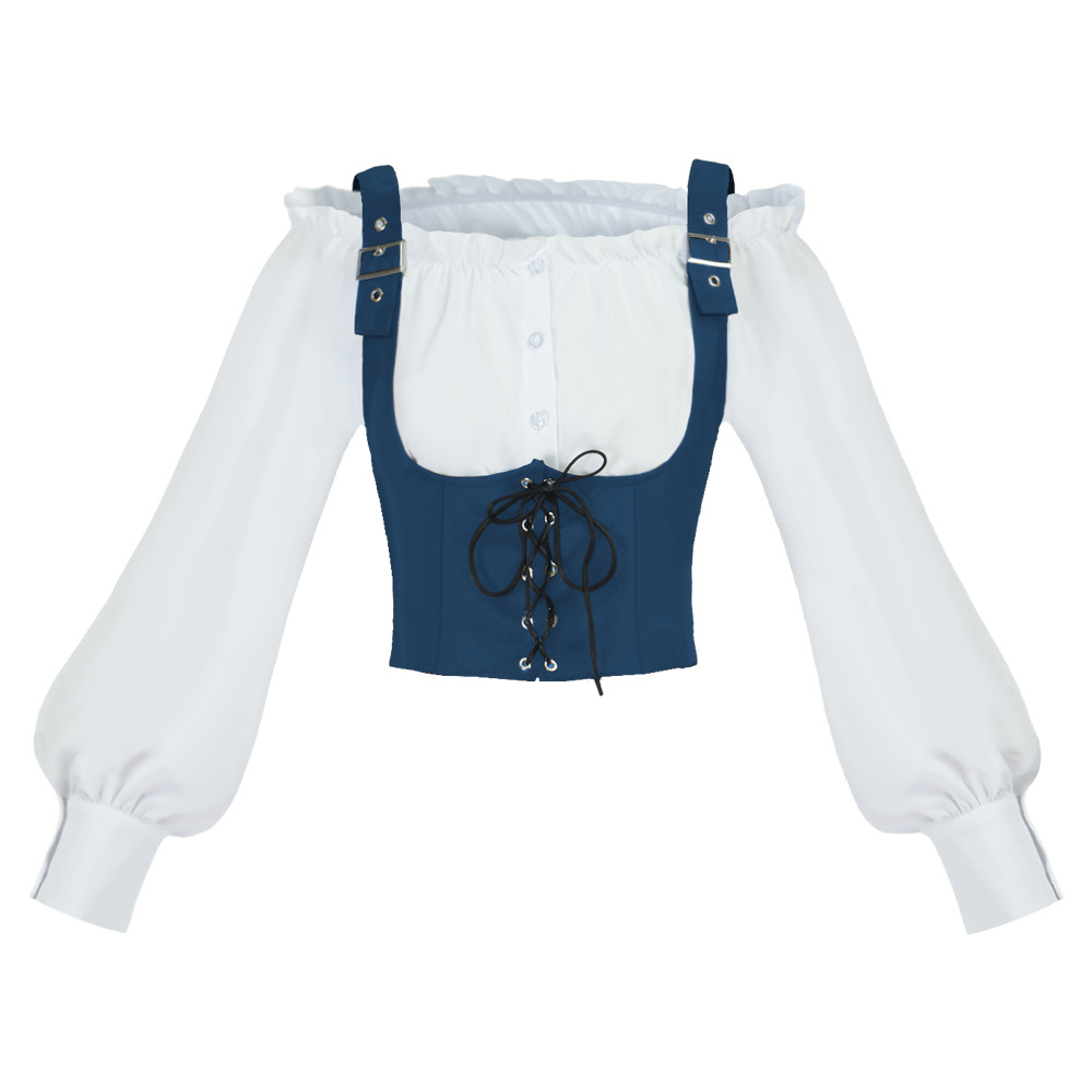 بلوزة نسائية بأسلوب غربي عتيق، - مراجعة Tops وسعره