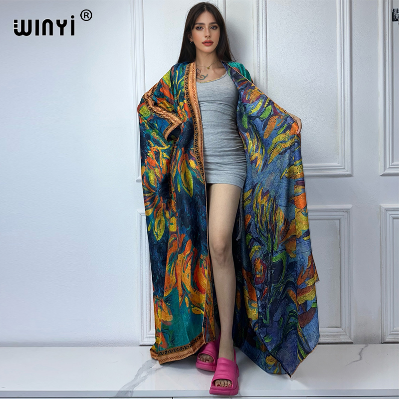 معطف مفتوح بطباعة بوهو عالي ال - مراجعة Boho Summer Beach Maxi Dress وسعره